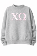 Sorority Greek Letter Pattern Sweatshirt