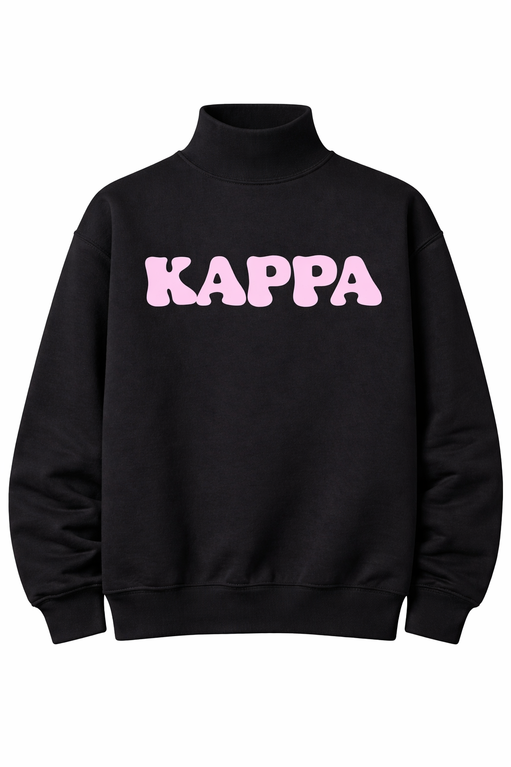 Sorority Logo Mock Neck Sweatshirt