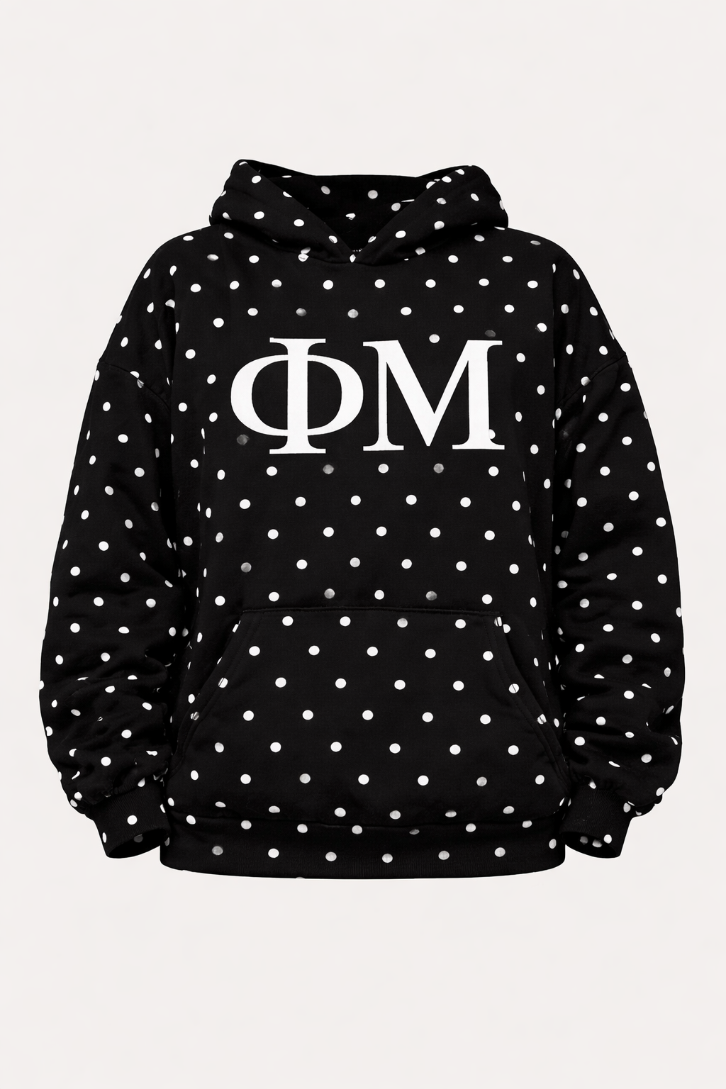 Polka dot Sweatshirt Sorority Logo