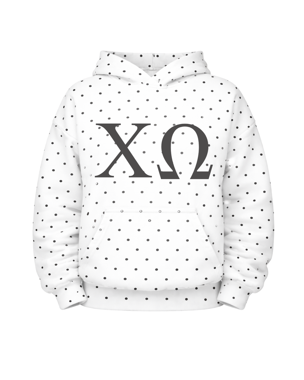 Polka dot Sweatshirt Sorority Logo