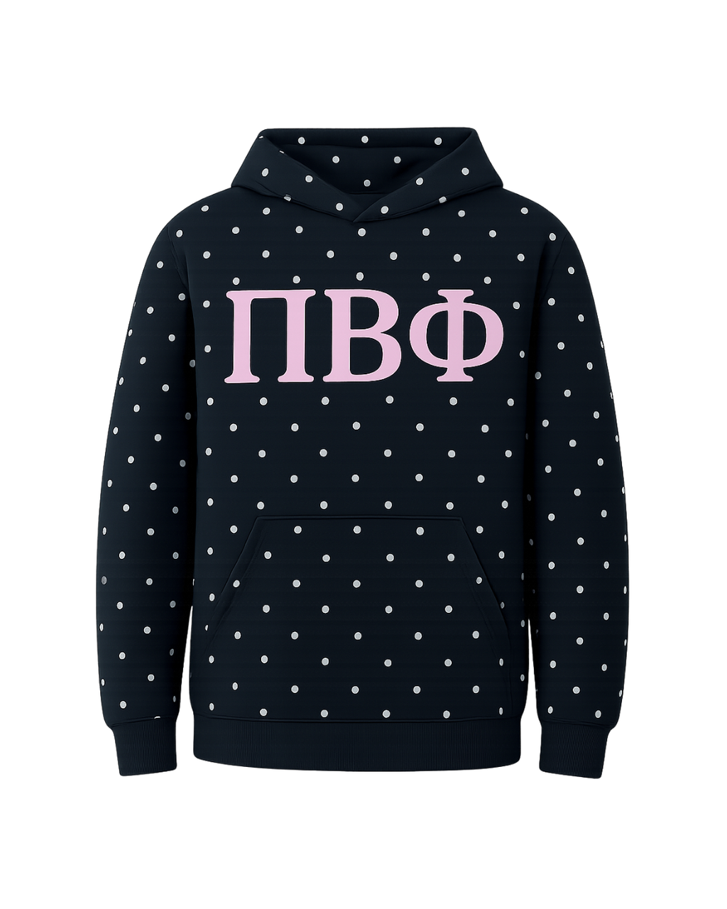 Polka dot Sweatshirt Sorority Logo