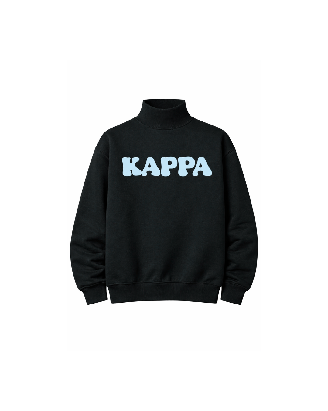 Sorority Logo Mock Neck Sweatshirt