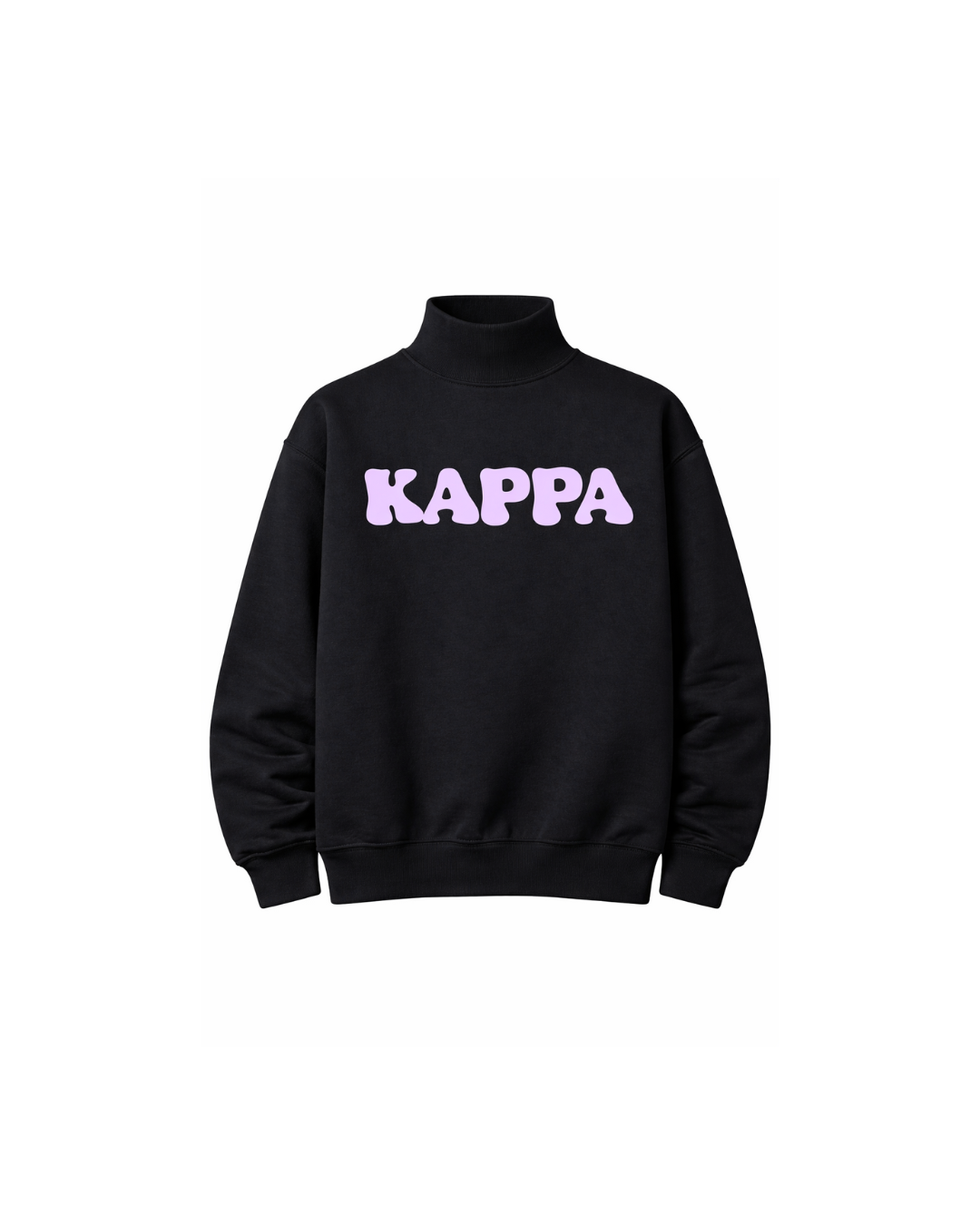 Sorority Logo Mock Neck Sweatshirt