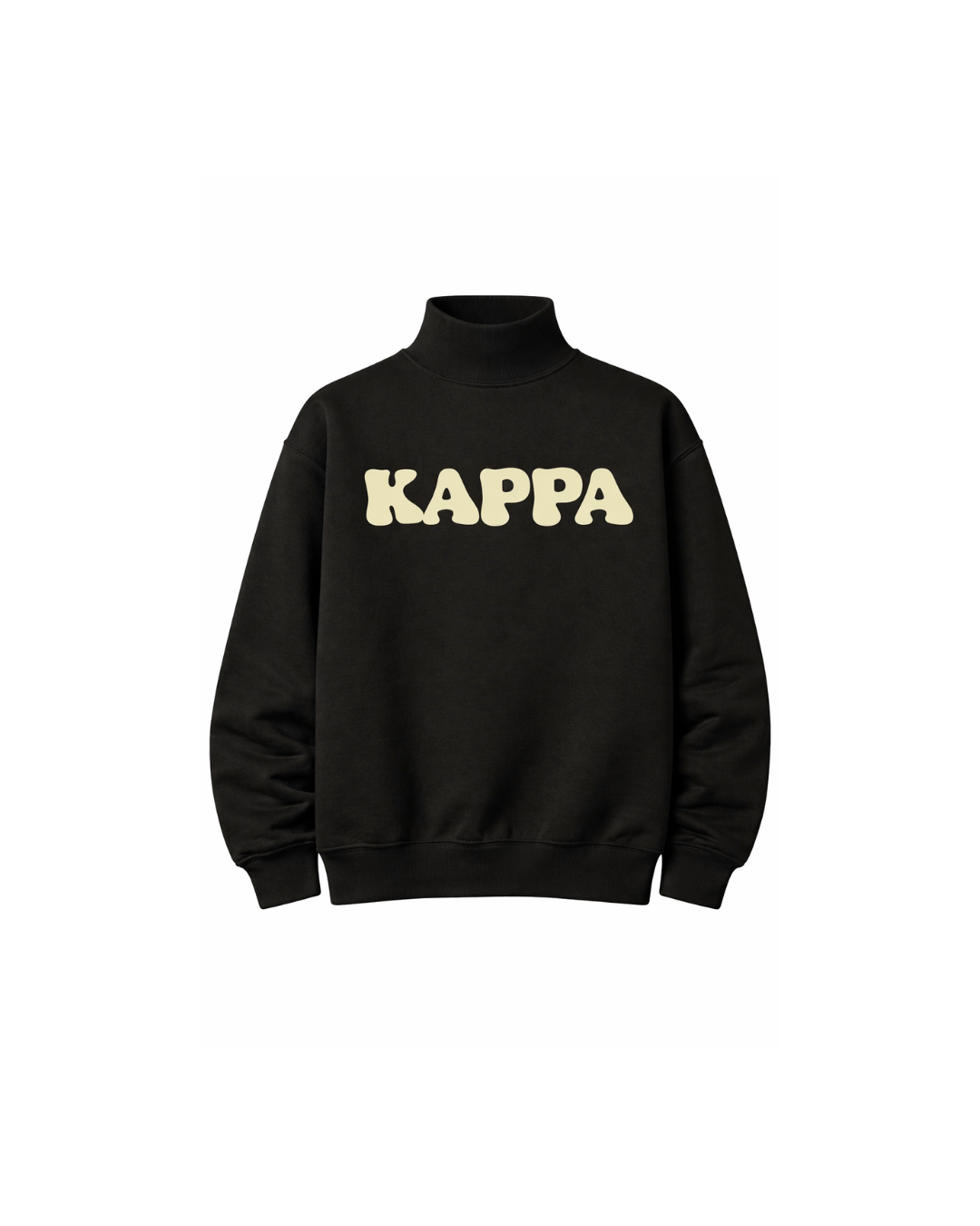 Sorority Logo Mock Neck Sweatshirt